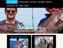 Tablet Screenshot of fishingperth.com